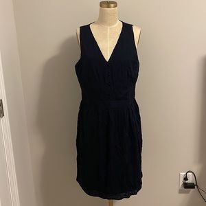 LOFT | NAVY FLORAL DRESS | SIZE 12
